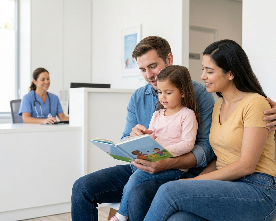 Family with health coverage